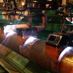 Cladding of rolls with CHROMECORE cored wire and our Roll Cladder Machine Cladding of rolls with CHROMECORE cored wire and our Roll Cladder Machine