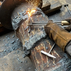 Worn blades removed